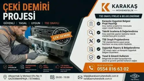Çeki Demiri Projesi araç proje hizmeti