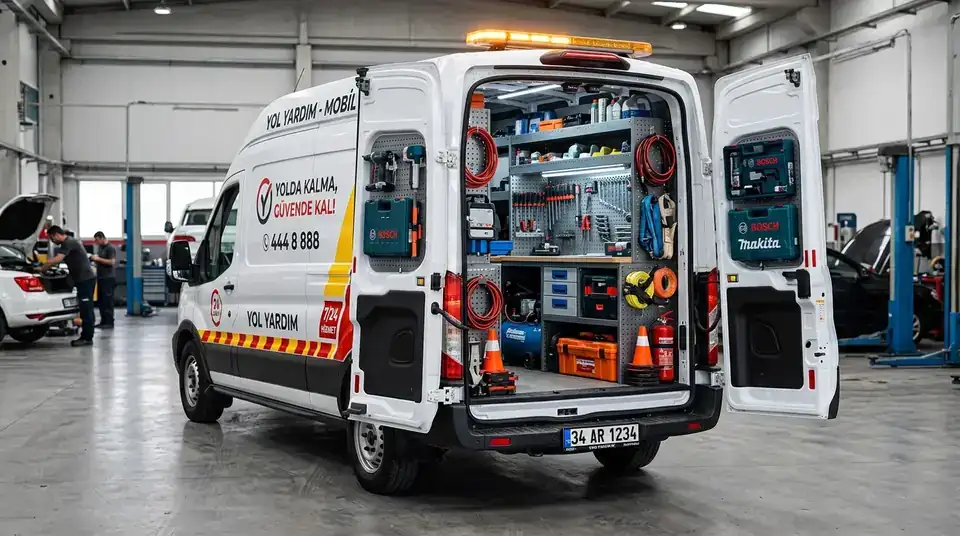 Mobil hizmet ve yol yardım aracı teknik donanım ve proje incelemesi