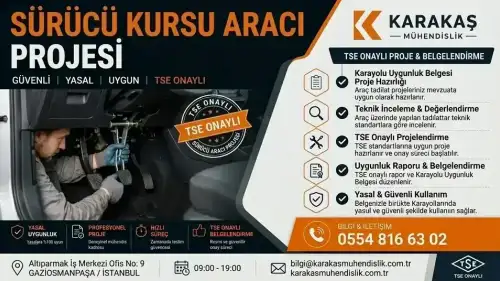 Sürücü Kursu Aracı Projesi araç proje hizmeti